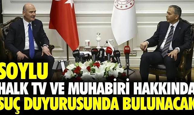 Soylu Halk TV ve muhabiri hakkında suç duyurusunda bulunacak