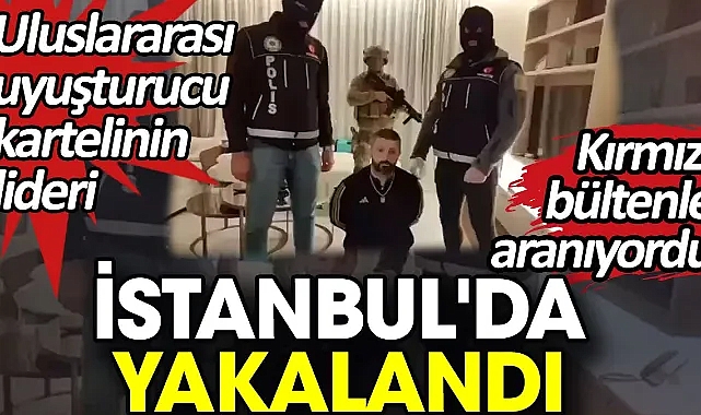 Kırmızı bültenle aranıyordu İstanbul'da enselendi! Uyuşturucu kartellerine ağır darbe .