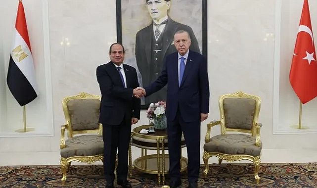 12 yıl sonra bir ilk... Mısır Cumhurbaşkanı Sisi Ankara'da
