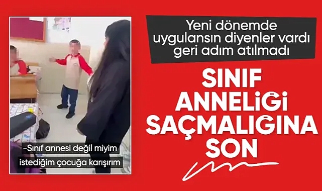 Yusuf Tekin: Sınıf annesi benzeri uygulamalara izin vermedik