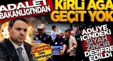 Adalet Bakanlığı'ndan Kirli Ağa Geçit Yok: Gaziantep Adliyesi'nde Dev Operasyon