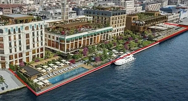 Anayasaya Aykırı Olarak Lüks otel Penisula Karaköy'e set oldu. Serdar Bilgili ve Ferit Şahenk ortak...