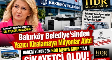 CHP'li Belediye başkanı Dr. Ayşegül Ovalıoğlu , "İHALE HABERİ" yüzünden , HDR MEDYA GRUP 'tan şikayetçi oldu