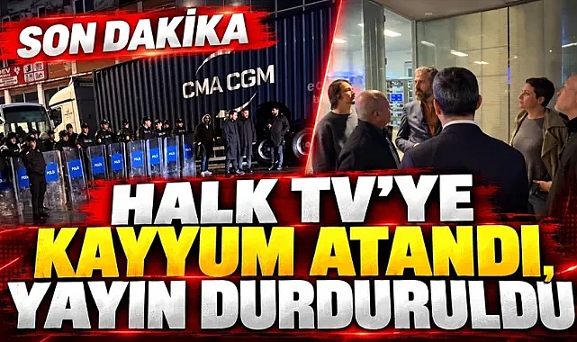 Halk TV'ye kayyum atandı! Mali şube ekipleri binada arama yapıyor