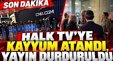 Halk TV'ye kayyum atandı! Mali şube ekipleri binada arama yapıyor