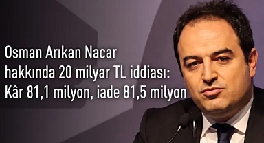 Osman Arıkan Nacar'ın fondaki mesaisi... 21 milyar dediler 81,5 milyon çıktı