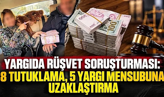 Yargıda rüşvet soruşturmasında eski hakim tutuklandı! Dosyadan İyi Partili Lütfü Türkkan çıktı